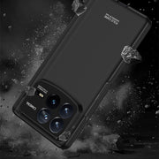 For Xiaomi Mix Fold 4 GKK Integrated Magnetic Folding Hinge All-inclusive Phone Case(Silver)