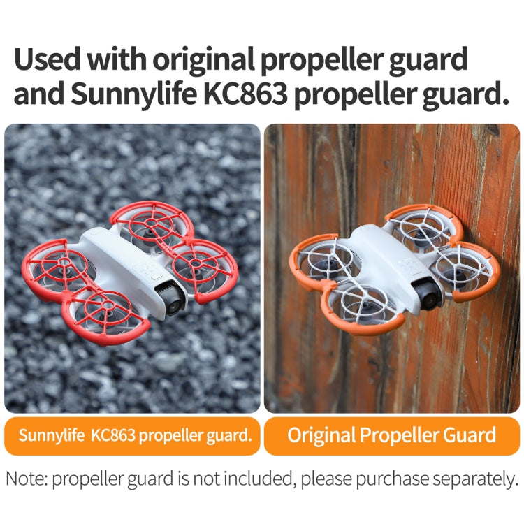 For DJI Neo Sunnylife Propeller Protective Guard Anti-collision Ring Cover(Black)