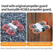 For DJI Neo Sunnylife Propeller Protective Guard Anti-collision Ring Cover(Black)