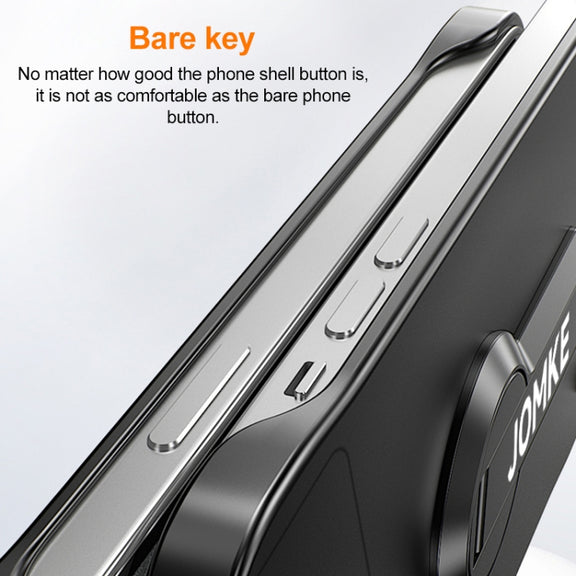 For Redmi K70 Baking Varnish 360 Rotate Holder No Frame PC Phone Case(Black)