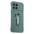 For Redmi K70 Ultra Baking Varnish 360 Rotate Holder No Frame PC Phone Case(Green) - Xiaomi Cases by PMC Jewellery | Online Shopping South Africa | PMC Jewellery | Buy Now Pay Later Mobicred