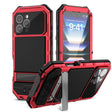 For iPhone 16 Pro Max R-JUST Life Waterproof Dustproof Shockproof Holder Phone Case(Red) - free shipping - PMC TechLife - Order now!