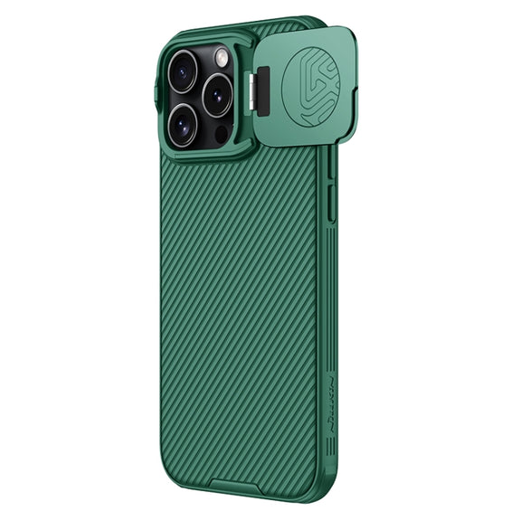 For iPhone 16 Pro Max NILLKIN CamShield Prop MagSafe Magnetic PC Phone Case(Green)