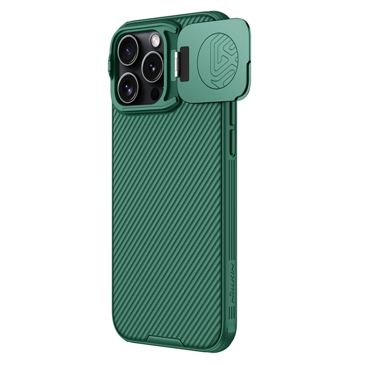 For iPhone 16 Pro Max NILLKIN CamShield Prop MagSafe Magnetic PC Phone Case(Green)