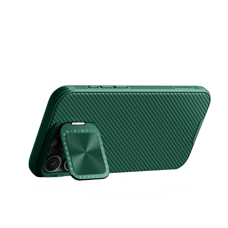 For iPhone 16 Pro Max NILLKIN CamShield Prop MagSafe Magnetic PC Phone Case(Green)