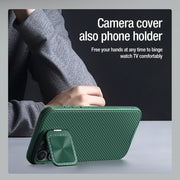 For iPhone 16 Pro Max NILLKIN CamShield Prop MagSafe Magnetic PC Phone Case(Green)