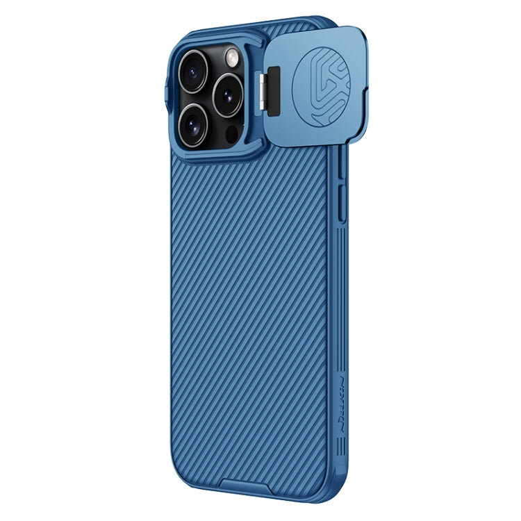For iPhone 16 Pro NILLKIN CamShield Prop MagSafe Magnetic PC Phone Case(Blue)