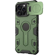 For iPhone 16 Pro Max NILLKIN Black Rhino Prop MagSafe Magnetic PC Phone Case(Green)