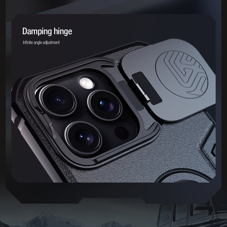 For iPhone 16 Pro Max NILLKIN Black Rhino Prop MagSafe Magnetic PC Phone Case(Green)
