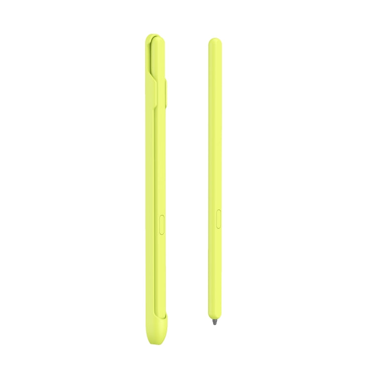 For Samsung Galaxy Z Fold6 / 5 / 4 / 3 Electromagnetic Stylus Pen with Pen Slot(Yellow Green)