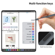 For Samsung Galaxy Z Fold6 / 5 / 4 / 3 Electromagnetic Stylus Pen with Pen Slot(Grey)