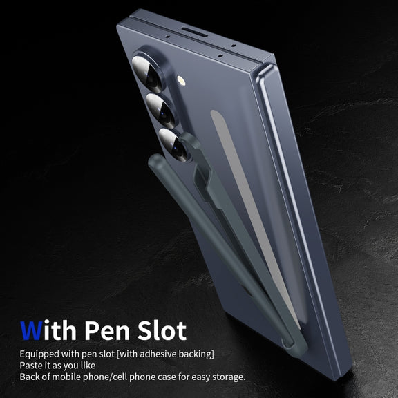 For Samsung Galaxy Z Fold6 / 5 / 4 / 3 Electromagnetic Stylus Pen with Pen Slot(Dark Grey)