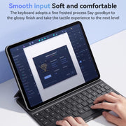 For iPad 10th Gen 10.9 2022 Yesido Dual-sided Clip Magnetic Keyboard Leather Case(Black)