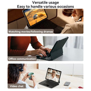 For iPad 10th Gen 10.9 2022 Yesido Dual-sided Clip Digital Display Magnetic Keyboard Leather Case(Black)