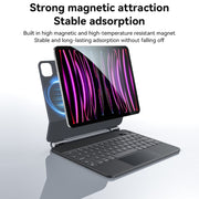 For iPad Pro 12.9 2020 / 2018 Yesido Dual-sided Clip Digital Display Magnetic Keyboard Leather Case(Black)