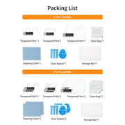 For GoPro HERO13 Black Sunnylife 3 in 1 Lens Protector Front and Rear Screen Tempered Glass Films, Quantity:1 + 1 + 1 Sets