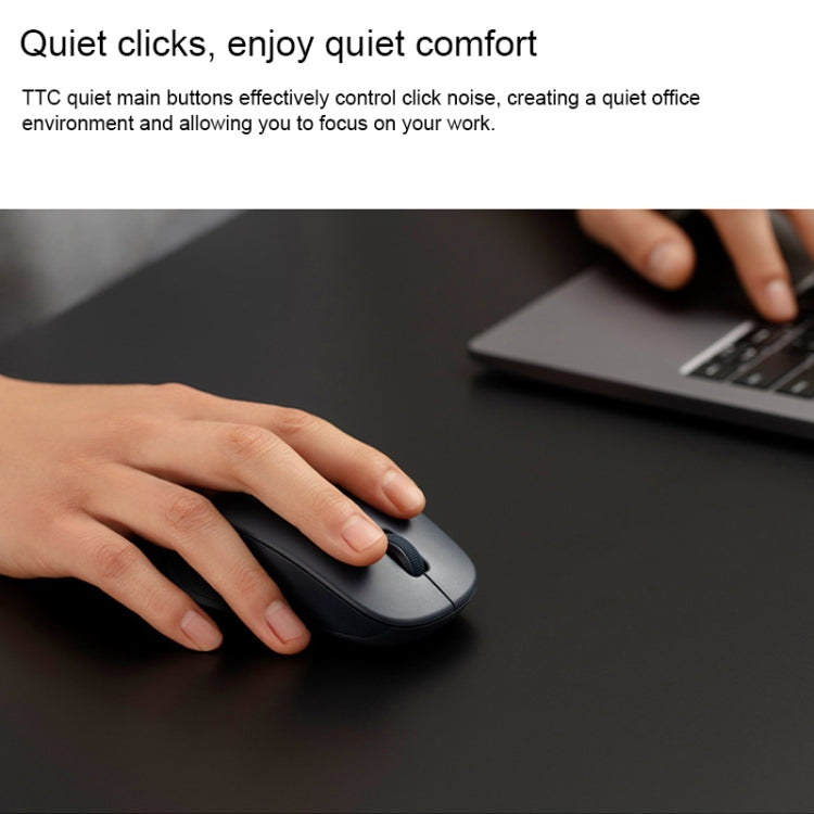 Original Xiaomi XMSMSB01YM 1200DPI Bluetooth Dual Mode Wireless Mouse 2(Black)