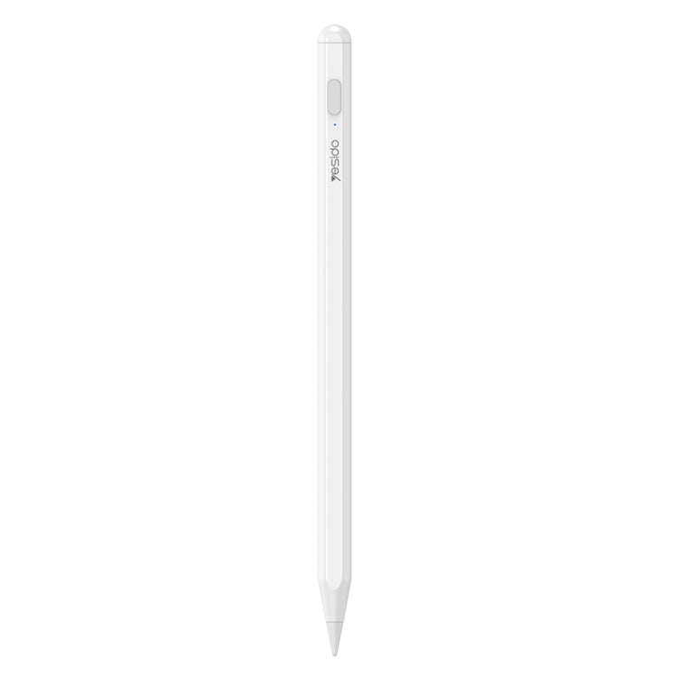 Yesido ST15 Anti-mistouch Magnetic Adhesive Active Universal Capacitive Stylus Pen(White)
