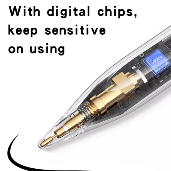 Yesido ST15 Anti-mistouch Magnetic Adhesive Active Universal Capacitive Stylus Pen(White)