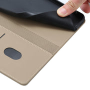 For Samsung Galaxy S25 5G Cartoon Elephant Embossed Leather Phone Case(Khaki)