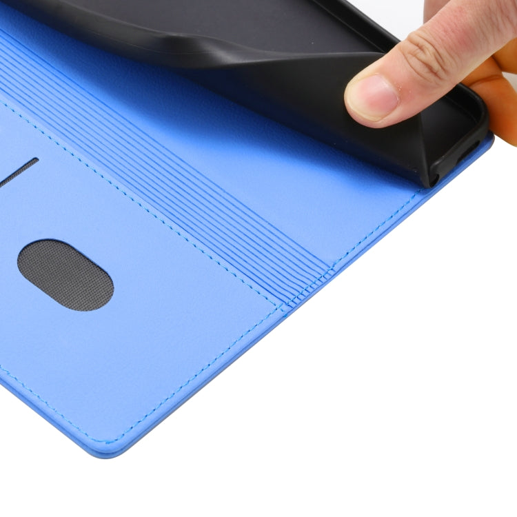 For Samsung Galaxy S25 Ultra 5G Cartoon Elephant Embossed Leather Phone Case(Blue)
