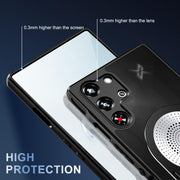For ZTE nubia Red Magic 10 Pro+ Heat Dissipation Aromatherapy MagSafe Holder Phone Case(Black)