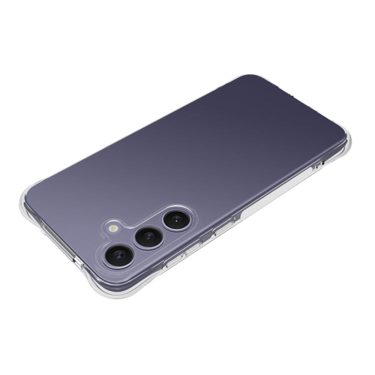 For Samsung Galaxy S25+ 5G Shockproof Non-slip Thickening TPU Phone Case(Transparent)