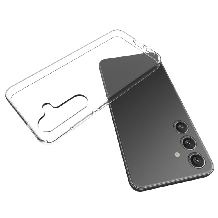 For Samsung Galaxy S25 5G Water-resistant Texture TPU Phone Case(Transparent)