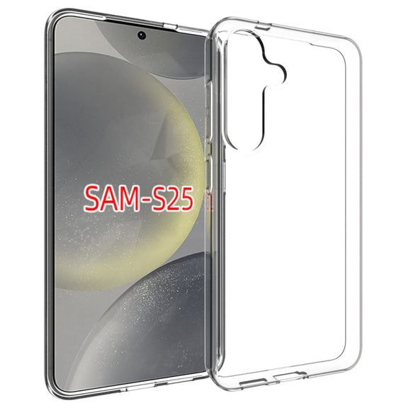 For Samsung Galaxy S25 5G Water-resistant Texture TPU Phone Case(Transparent)