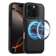 For iPhone 16 Pro Denior Carbon Fiber Texture Leather MagSafe Phone Case(Black) - iPhone 16 Pro Cases by Denior | Online Shopping South Africa | PMC TechLife | Buy Now Pay Later Mobicred