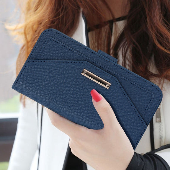 For iPhone 16 Plus Cross Texture Crossbody Lanyard Leather Phone Case(Blue)