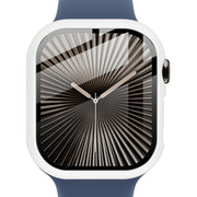 For Apple Watch Series 10 42mm imak Integrated Watch Case with Film(White)