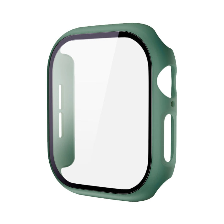 For Apple Watch Series 10 42mm imak Integrated Watch Case with Film(Green)