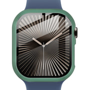 For Apple Watch Series 10 42mm imak Integrated Watch Case with Film(Green)