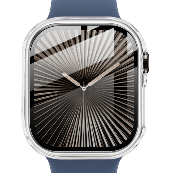 For Apple Watch Series 10 42mm imak Integrated Watch Case with Film(Transparent)