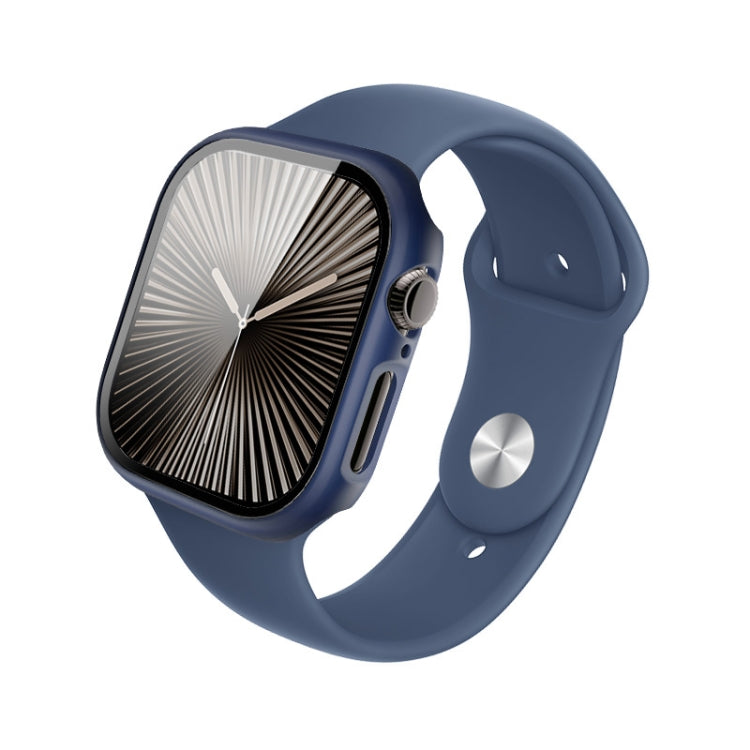 For Apple Watch Series 10 42mm imak Integrated Watch Case with Film(Blue)