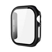 For Apple Watch Series 10 46mm imak Integrated Watch Case with Film(Black)