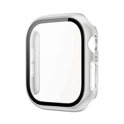 For Apple Watch Series 10 46mm imak Integrated Watch Case with Film(Silver)