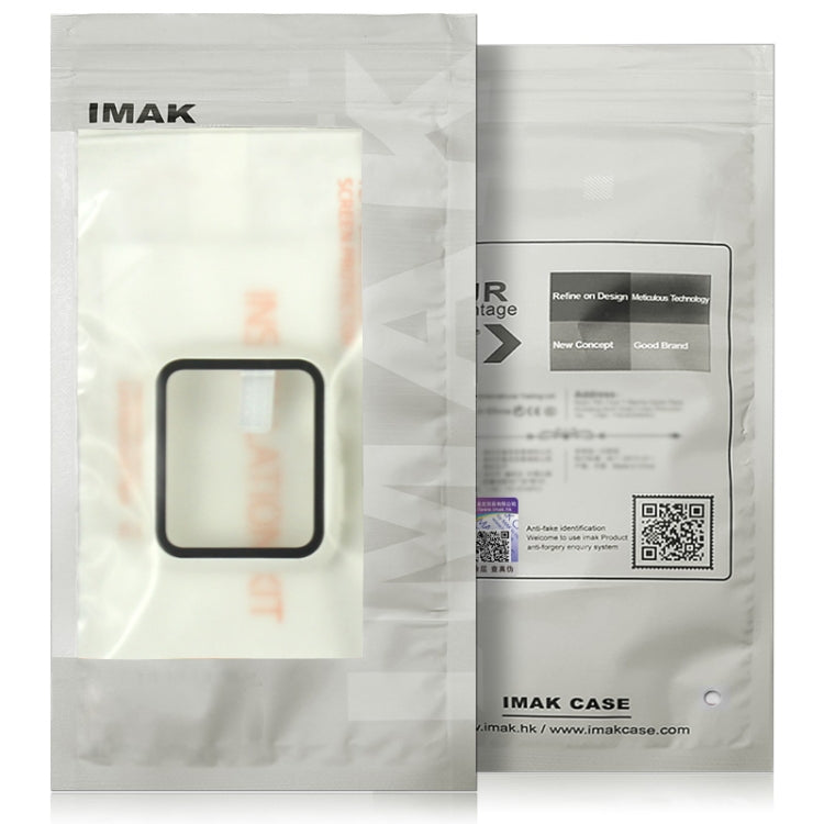 For Apple Watch Series 10 42mm imak Integrated Watch Case with Film(Green)