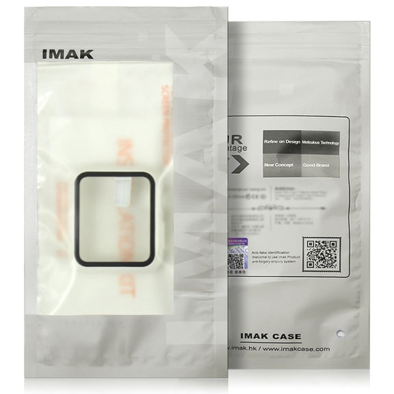 For Apple Watch Series 10 42mm imak Integrated Watch Case with Film(Green)