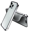 For iPhone 16 Pro TPU + Aluminum Alloy Frame Phone Case(Silver) - iPhone 16 Pro Cases by PMC TechLife | Online Shopping South Africa | PMC TechLife | Buy Now Pay Later Mobicred