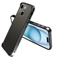 For iPhone 16 TPU + Aluminum Alloy Frame Phone Case(Black) - free shipping - PMC TechLife - Order now!