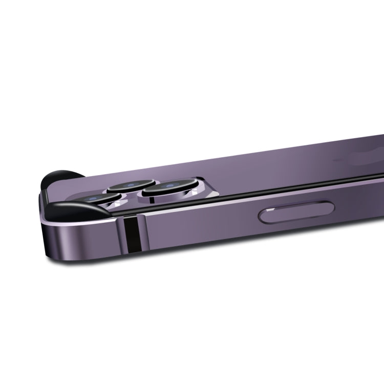 For iPhone 16 Pro Max TPU + Aluminum Alloy Frame Phone Case(Silver)