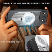 For Asus ROG Phone 7 Heat Dissipation Aromatherapy MagSafe Holder Phone Case(Silver)