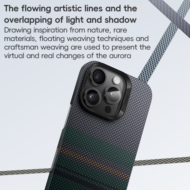 For iPhone 16 Pro Benks Color Shield C1 Classic Kevlar Woven MagSafe Phone Case