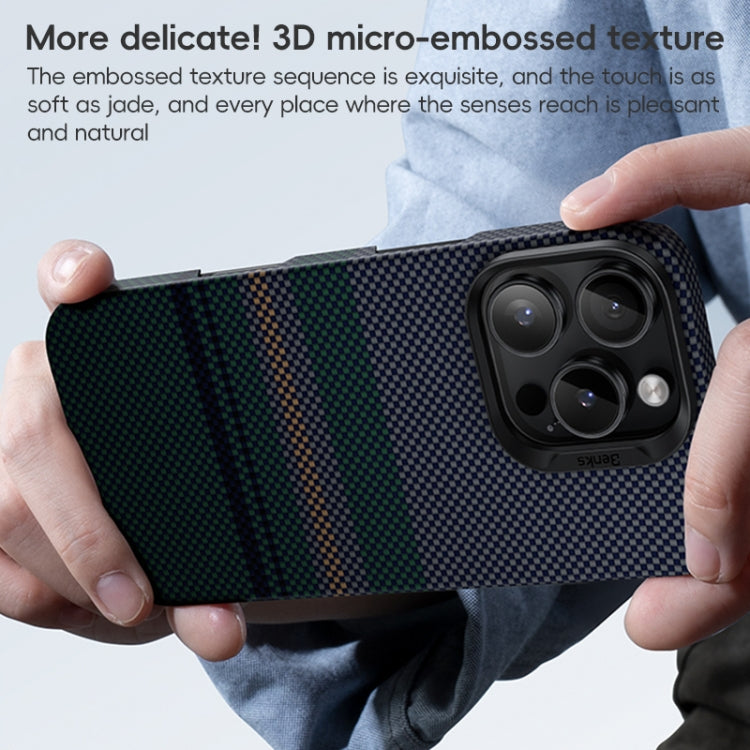 For iPhone 16 Pro Benks Color Shield C1 Classic Kevlar Woven MagSafe Phone Case