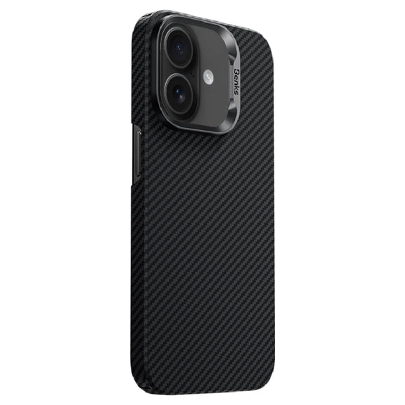 For iPhone 16 Plus Benks Classic Kevlar 600D Fiber MagSafe Phone Case(Black)