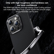 For iPhone 16 Benks Classic Kevlar 600D Fiber MagSafe Phone Case(Black)