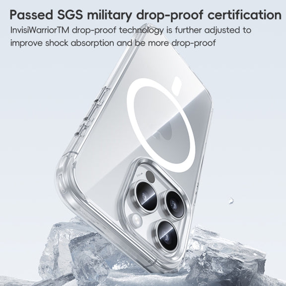 For iPhone 16 Pro Benks MagSafe Magnetic Shockproof Phone Case(Transparent)