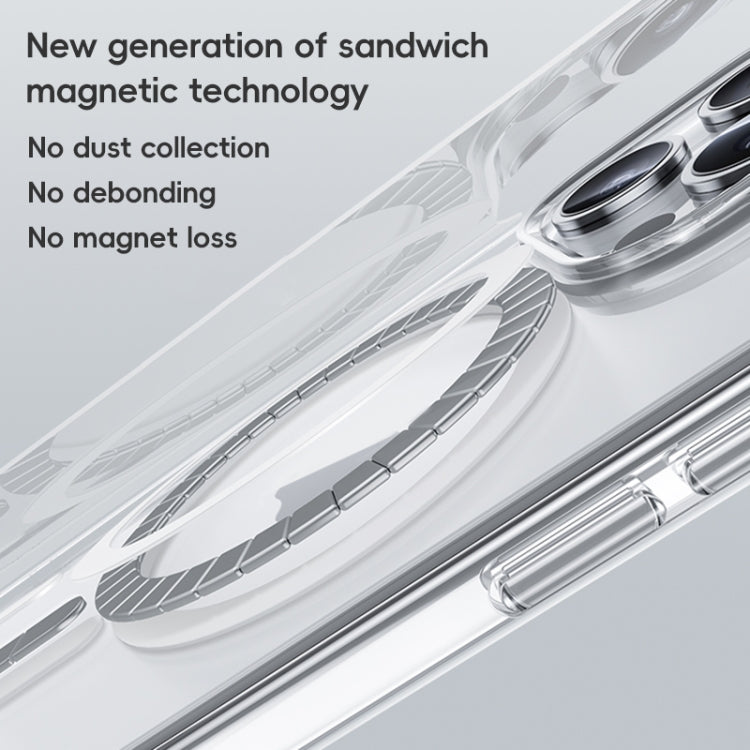 For iPhone 16 Pro Benks MagSafe Magnetic Shockproof Phone Case(Transparent)